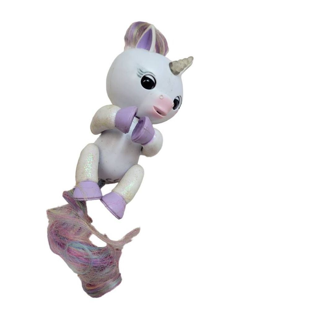 WowWee Fingerlings 2016 Unicorn MacKenzie Interactive Glittery Talking Lights